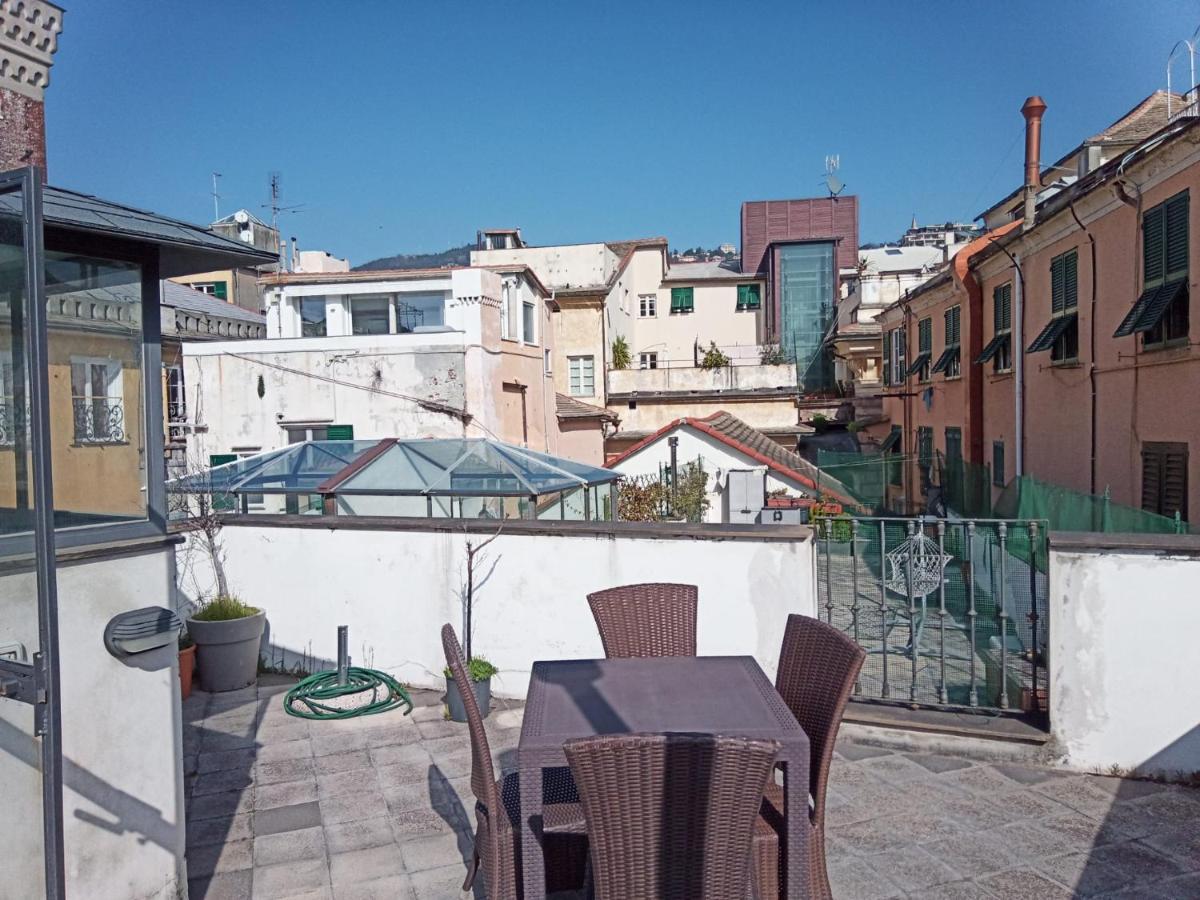 Doge Cambiaso- Davanti All'Acquario - Grande Terrazza Privata - Palazzo Nobiliare Storico Janov Exteriér fotografie