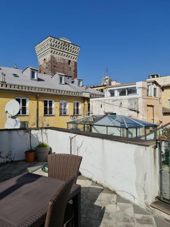 Doge Cambiaso- Davanti All'Acquario - Grande Terrazza Privata - Palazzo Nobiliare Storico Janov Exteriér fotografie